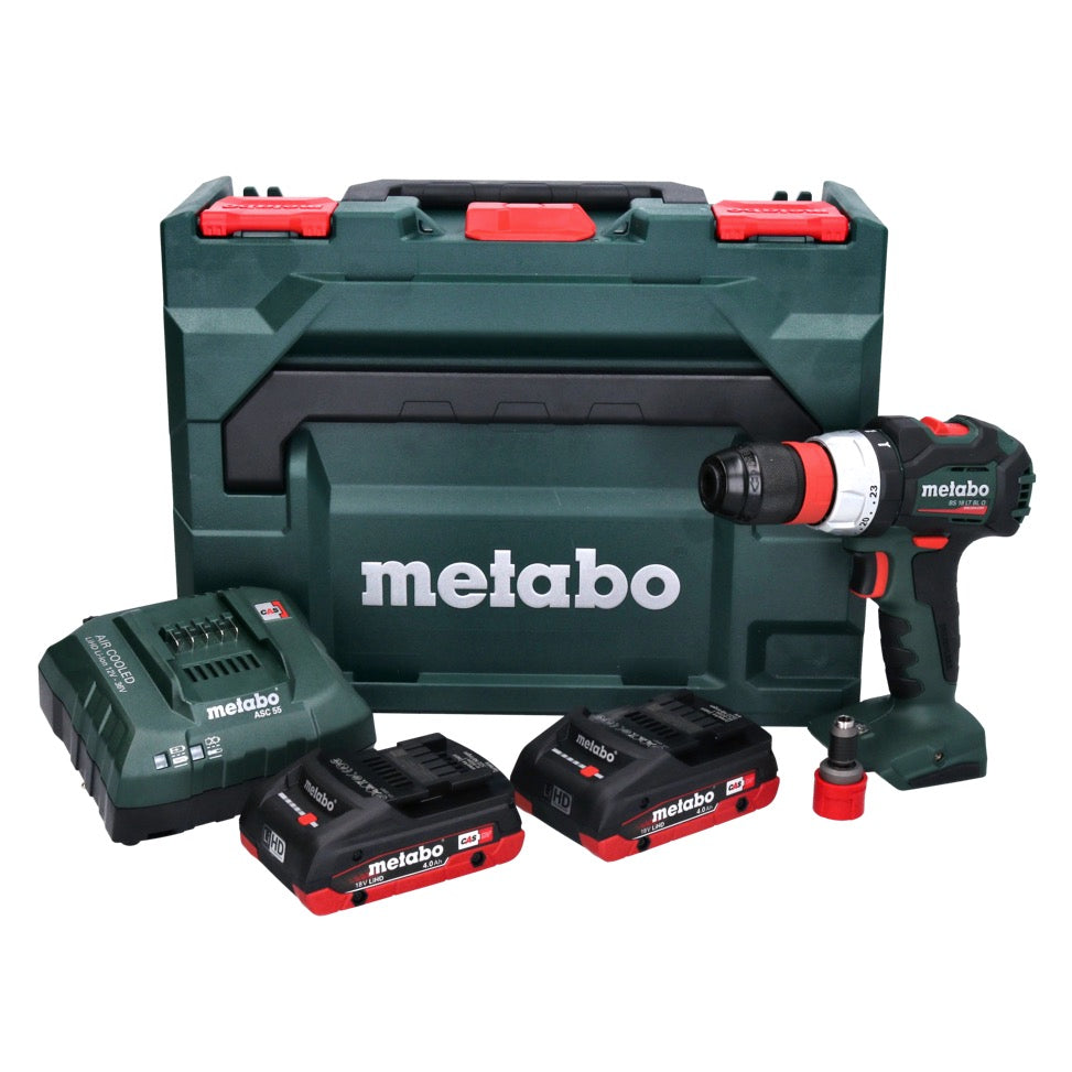 Metabo BS 18 LT BL Q Akku Bohrschrauber 18 V 75 Nm Brushless + 2x Akku 4,0 Ah + Ladegerät + metaBOX - Toolbrothers