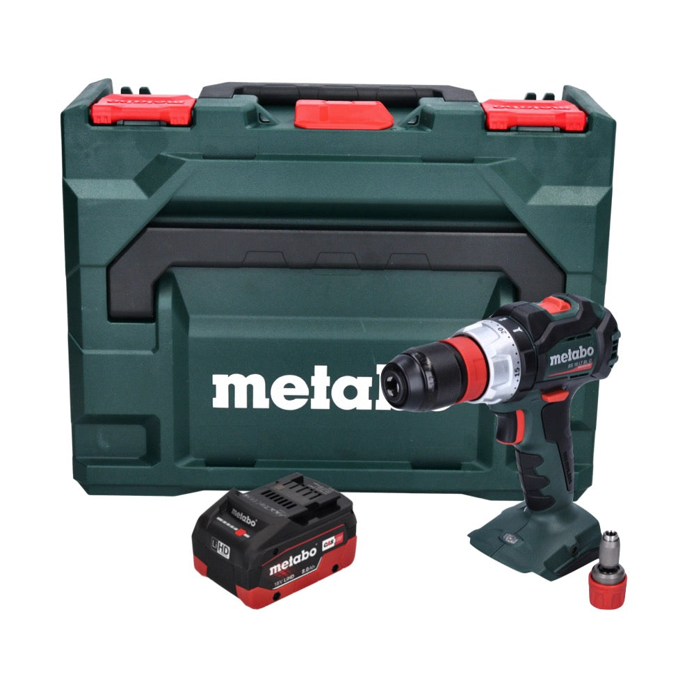 Metabo BS 18 LT BL Q Akku Bohrschrauber 18 V 75 Nm Brushless + 1x Akku 8,0 Ah + metaBOX - ohne Ladegerät - Toolbrothers