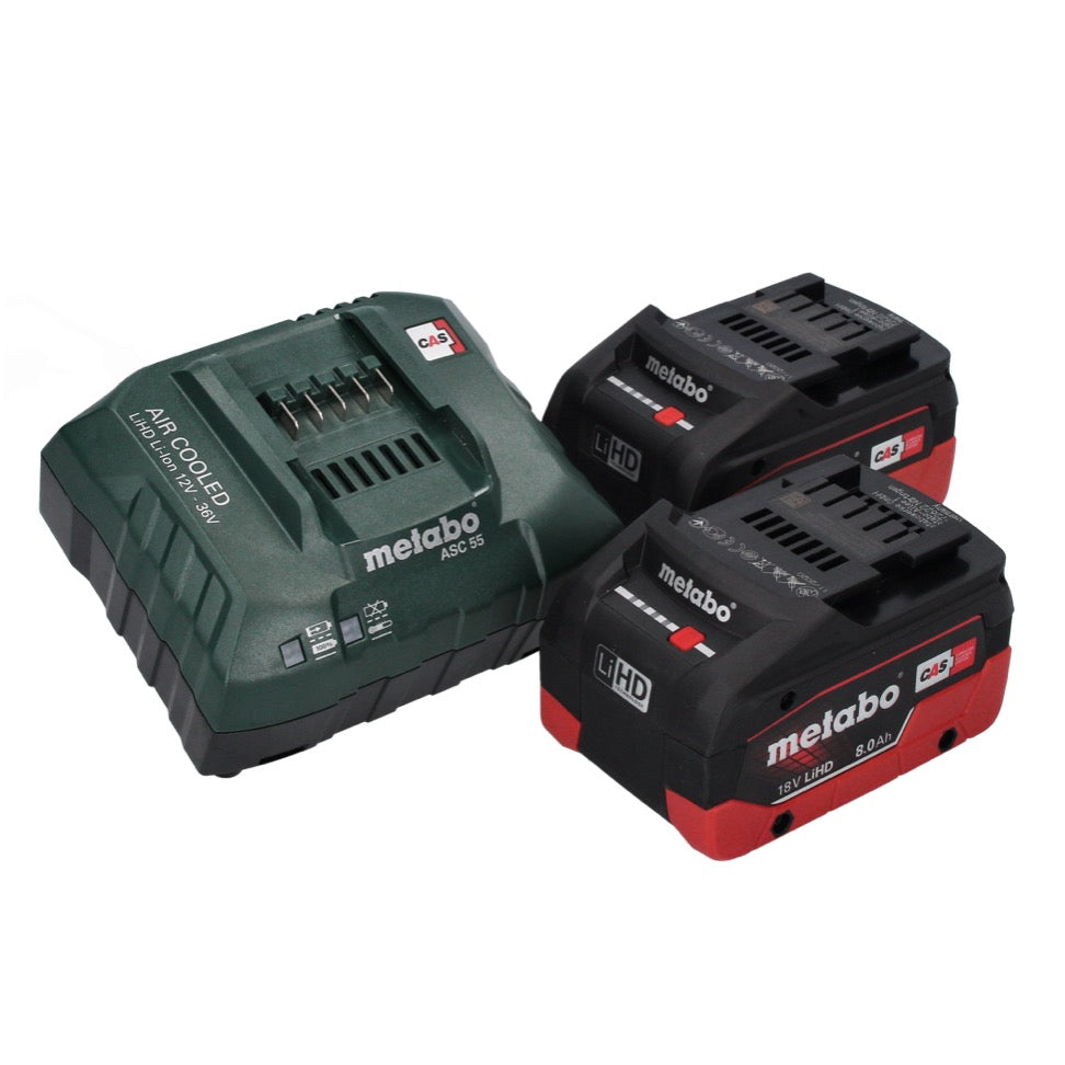 Metabo BS 18 LT BL Q Akku Bohrschrauber 18 V 75 Nm Brushless + 2x Akku 8,0 Ah + Ladegerät + metaBOX - Toolbrothers