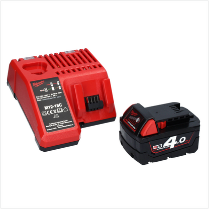 Marteau combiné à batterie Milwaukee M18 CHPX-401 18 V 4,0 J SDS Plus Brushless + 1x batterie 4,0 Ah + chargeur