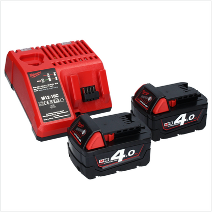 Milwaukee M18 CHPX-402 Akku Kombihammer 18 V 4,0 J SDS Plus Brushless + 2x Akku 4,0 Ah + Ladegerät