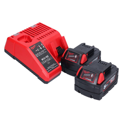 Marteau combiné à batterie Milwaukee M18 CHPX-502 18 V 4,0 J SDS Plus Brushless + 2x batteries 5,0 Ah + chargeur