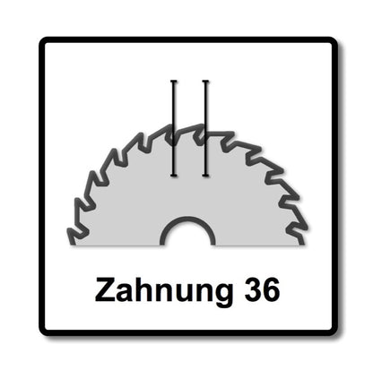 Festool Universal Sägeblatt W36 210 x 2,4 x 30 mm ( 493198 ) für Tauchsäge TS 75 - Toolbrothers