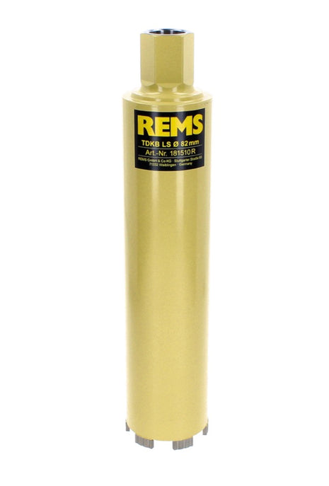 REMS TDKB LS Foret diamanté à sec 82 x 320 mm UNC 1 1/4" (181510 R) support pour carottier Picus DP