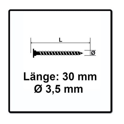 Vis à tête murale à dos plat SPAX 3,5 x 30 mm 600 pièces (2x 0151010350303) Torx T-STAR Plus T20 pour murs arrière sans lentille filetage complet Wirox 4Cut