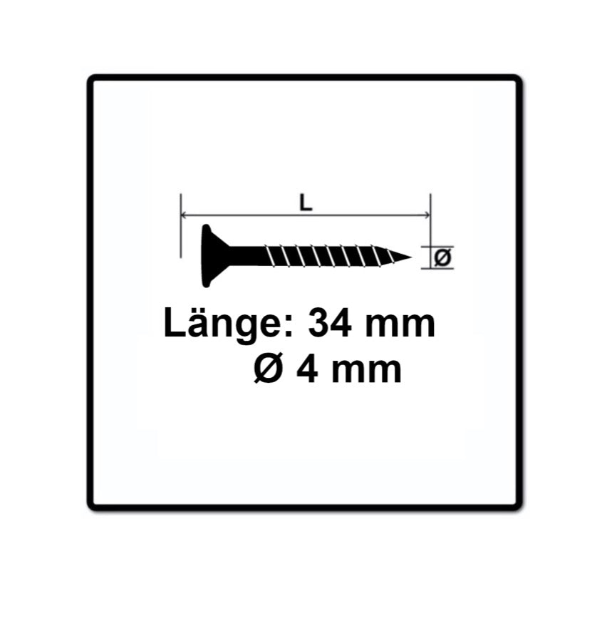 Vis à ardoise à tête spéciale SPAX 4,0 x 34 mm 1000 pièces (2x 35704015801001) Torx T-Star Plus T20 filetage partiel Wirox 4Cut