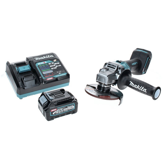 Meuleuse d'angle sur batterie Makita GA 005 GD1 40 V max. 125 mm sans balais XGT + 1x batterie 2,5 Ah + chargeur