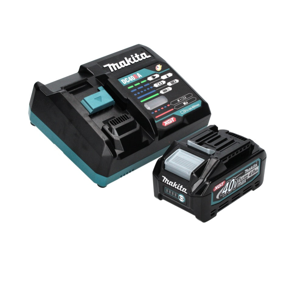 Meuleuse d'angle sur batterie Makita GA 005 GM1 40 V max. 125 mm sans balais XGT + 1x batterie 4,0 Ah + chargeur