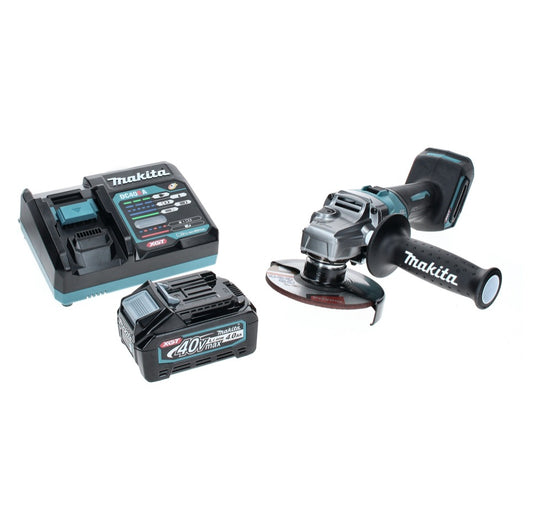 Meuleuse d'angle sur batterie Makita GA 005 GM1 40 V max. 125 mm sans balais XGT + 1x batterie 4,0 Ah + chargeur