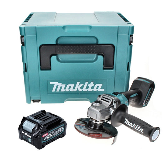 Makita GA 005 GD101 Akku Winkelschleifer 40 V max. 125 mm Brushless  XGT + 1x Akku 2,5 Ah + Makpac - ohne Ladegerät