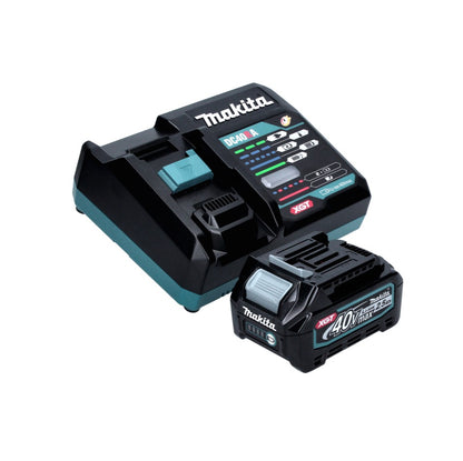 Makita GA 005 GD101 Akku Winkelschleifer 40 V max. 125 mm Brushless  XGT + 1x Akku 2,5 Ah + Ladegerät + Absaughaube + Makpac