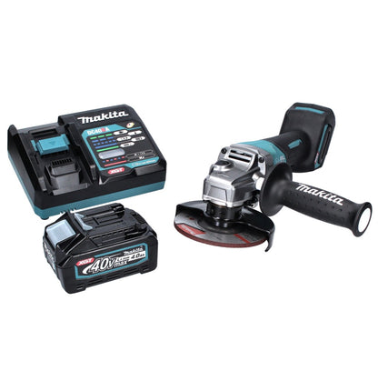 Meuleuse d'angle sur batterie Makita GA 013 GM1 40 V max. 125 mm sans balais XGT + 1x batterie 4,0 Ah + chargeur