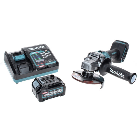 Makita GA 008 GD1 Akku Winkelschleifer 40 V max. 125 mm Brushless  XGT + 1x Akku 2,5 Ah + Ladegerät