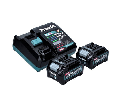 Meuleuse d'angle sur batterie Makita GA 008 GD2 40 V max. 125 mm sans balais XGT + 2x batteries 2,5 Ah + chargeur