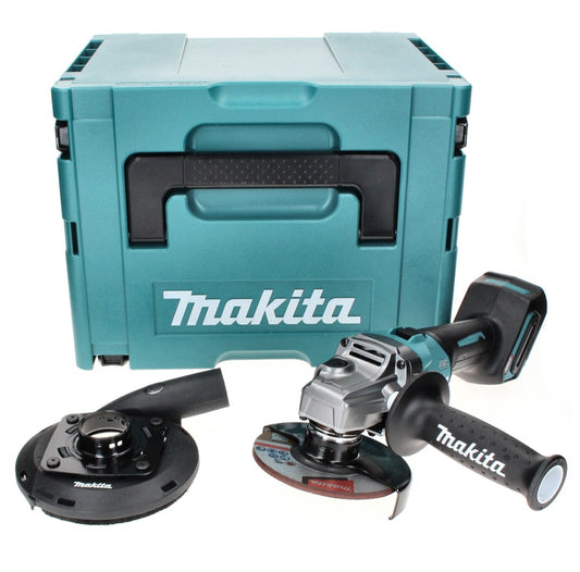 Makita GA 008 GZ01 Akku Winkelschleifer 40 V max. 125 mm Brushless  XGT + Absaughaube + Makpac