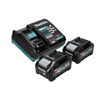 Makita CF 001 GM2 Akku Lüfter XGT 40 V max. 235 mm Ventilator Netzbetrieb + 2x Akku 4,0Ah + Ladegerät