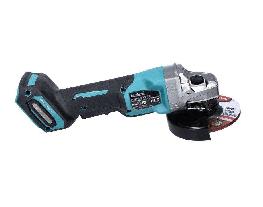 Makita GA 016 GD1 Akku Winkelschleifer 40 V max. 125 mm Brushless  XGT + 1x Akku 2,5 Ah + Ladegerät