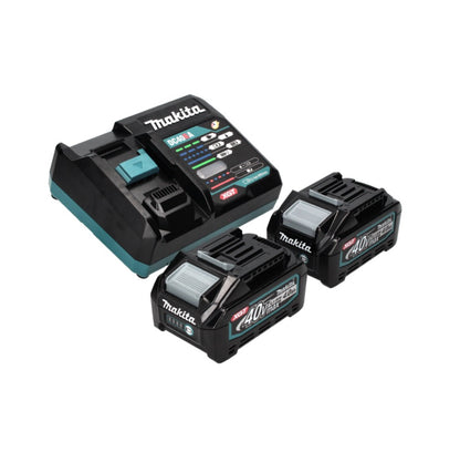 Makita GA 016 GM2 Akku Winkelschleifer 40 V max. 125 mm Brushless  XGT + 2x Akku 4,0 Ah + Ladegerät