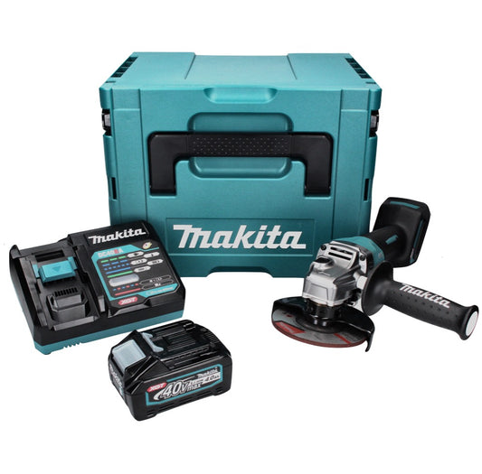 Makita GA 016 GM101 Akku Winkelschleifer 40 V max. 125 mm Brushless  XGT + 1x Akku 4,0 Ah + Ladegerät + Makpac