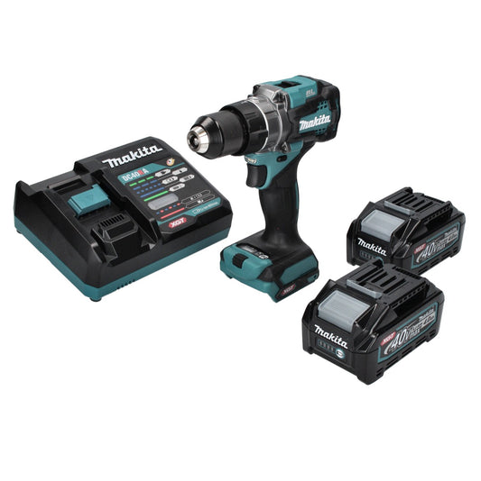 Makita DF 001 GM2 Akku Bohrschrauber 40 V max. 140 Nm XGT Brushless + 2x Akku 4,0 Ah + Ladegerät