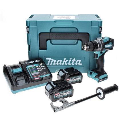 Makita DF 001 GD201 Akku Bohrschrauber 40 V max. 140 Nm XGT Brushless + 2x Akku 2,5 Ah + Ladegerät + Makpac