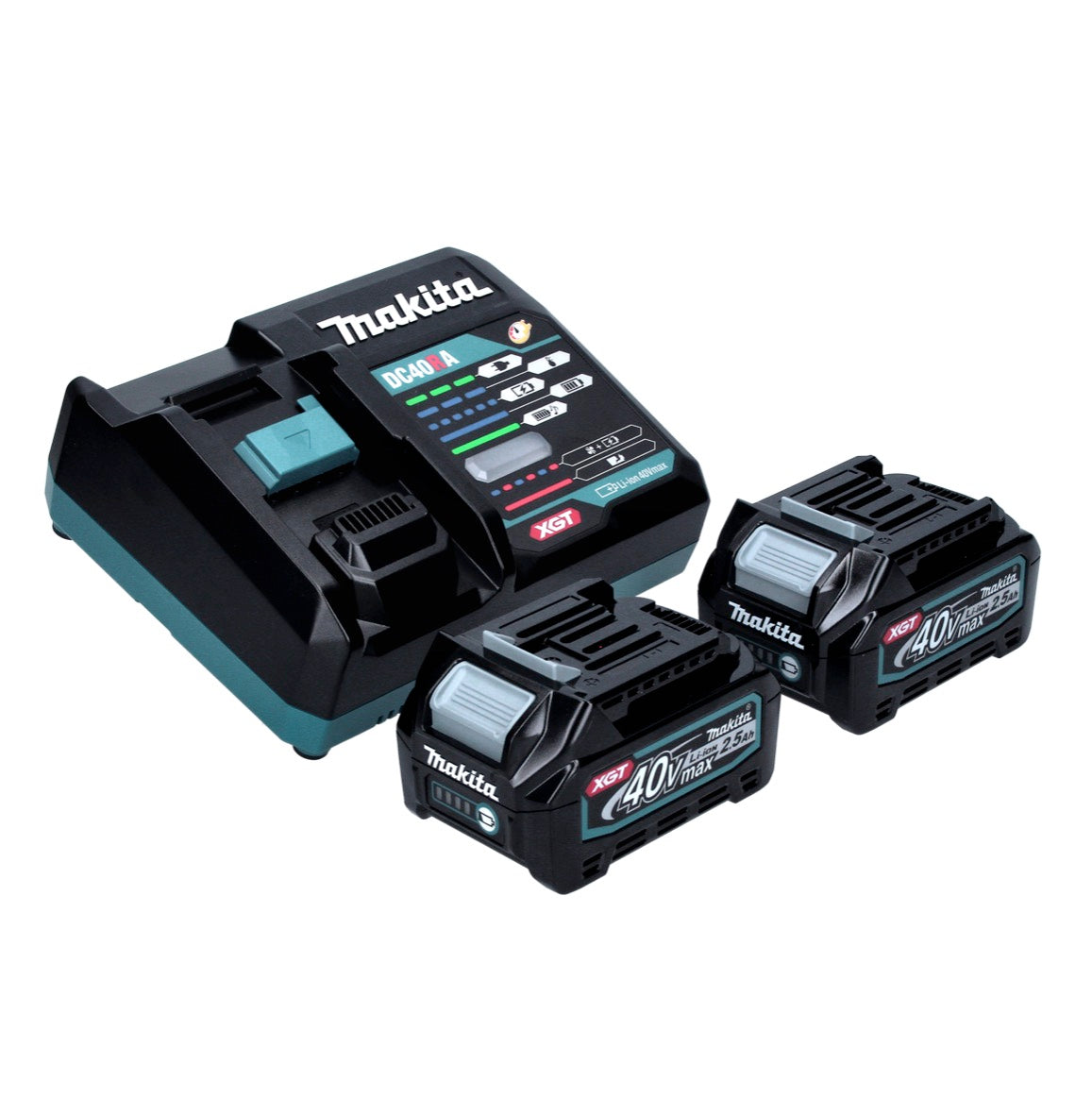 Makita DF 001 GD201 perceuse-visseuse sans fil 40 V max. 140 Nm XGT Brushless + 2x batterie 2,5 Ah + chargeur + Makpac