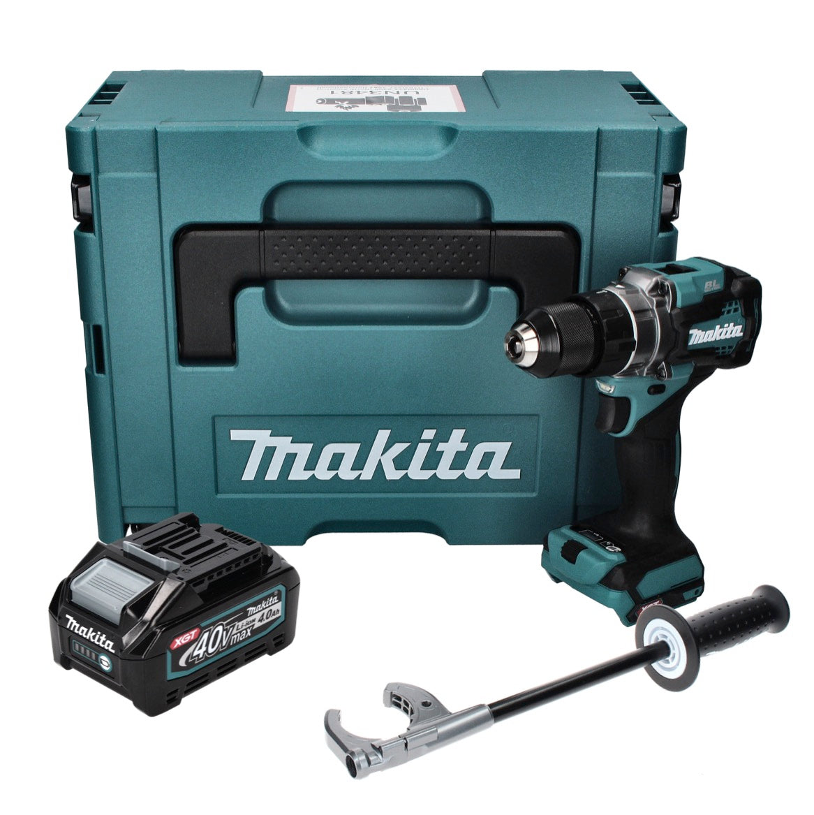 Makita DF 001 GM101 perceuse-visseuse sans fil 40 V max. 140 Nm XGT Brushless + 1x batterie 4,0 Ah + Makpac - sans chargeur