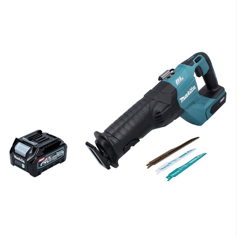 Scie alternative à batterie Makita JR 001 GD1 40 V max. Scie sabre sans balais XGT + 1x batterie 2,5 Ah - sans chargeur, sans coffret