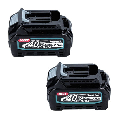 Scie alternative à batterie Makita JR 001 GD2 40 V max. Scie sabre sans balais XGT + 2x batteries 2,5 Ah + chargeur - sans coffret