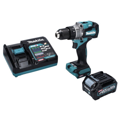 Perceuse à percussion sur batterie Makita HP 001 GD1 40 V max. 140 Nm XGT Brushless + 1x batterie 2,5 Ah + chargeur