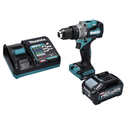 Perceuse à percussion sans fil Makita HP 001 GM1 40 V max. 140 Nm XGT Brushless + 1x batterie 4,0 Ah + chargeur