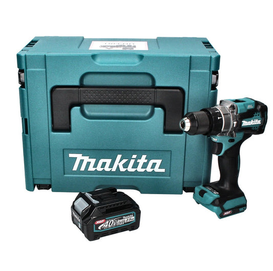 Perceuse à percussion sans fil Makita HP 001 GD101 40 V max. 140 Nm XGT Brushless + 1x batterie 2,5 Ah + Makpac - sans chargeur