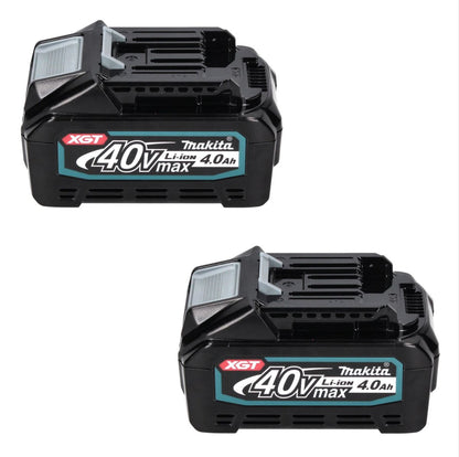 Scie alternative à batterie Makita JR 001 GM2 40 V max. Scie sabre sans balais XGT + 2x batteries 4,0 Ah + chargeur - sans coffret