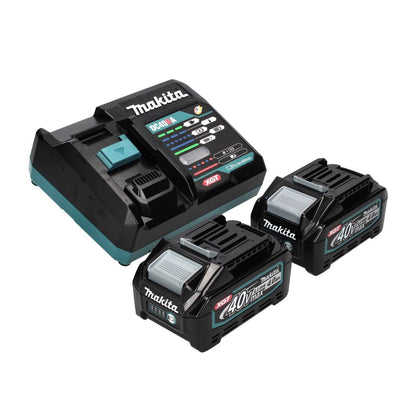 Scie alternative à batterie Makita JR 001 GM201 40 V max. Scie sabre sans balais XGT + 2x batteries 4,0 Ah + chargeur + coffret