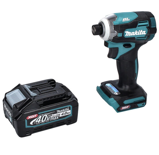 Makita TD 001 GM1 Clé à chocs sans fil 40 V 220 Nm 1/4" XGT Brushless + 1x batterie 4,0 Ah - sans chargeur