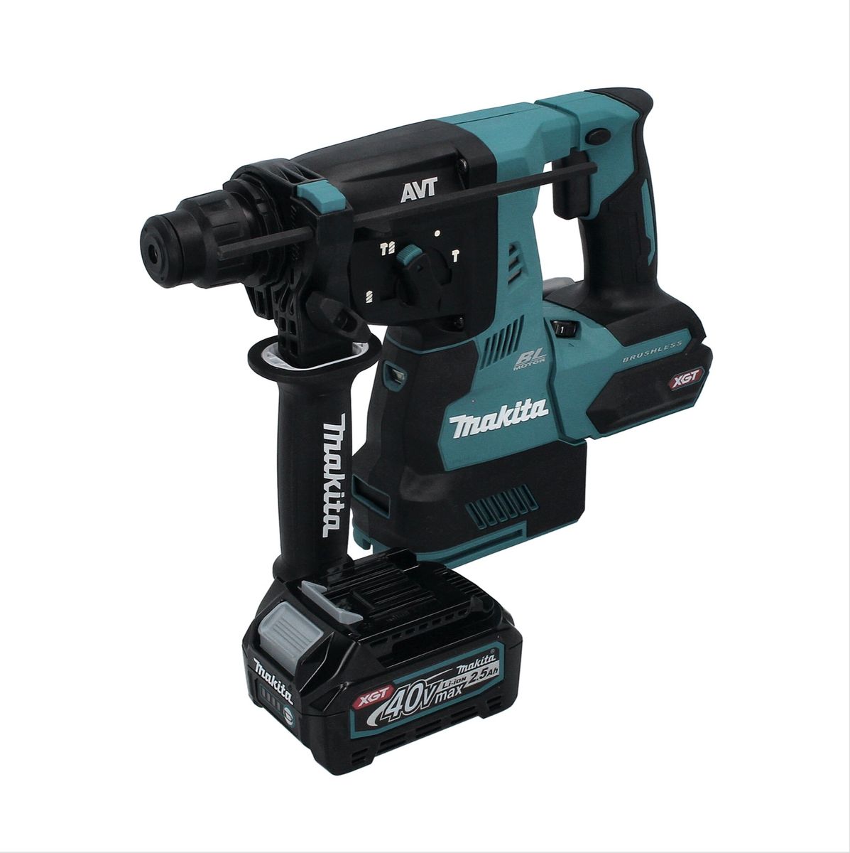 Makita HR 003 GD1 marteau combiné à batterie 40 V max. 2,8 J SDS plus brushless + 1x batterie 2,5 Ah - sans chargeur