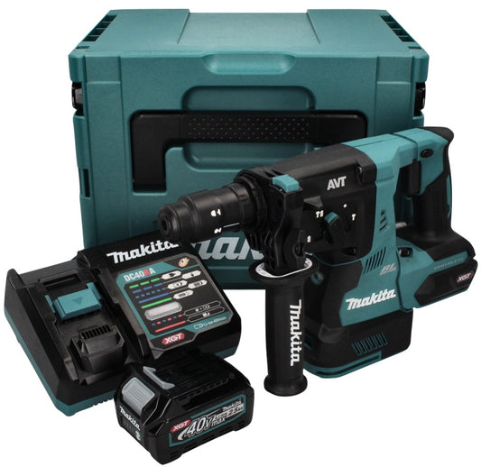 Makita HR 004 GD101 Akku Kombihammer 40 V max. 2,8 J SDS plus XGT Brushless + 1x Akku 2,5 Ah + Ladegerät + Makpac