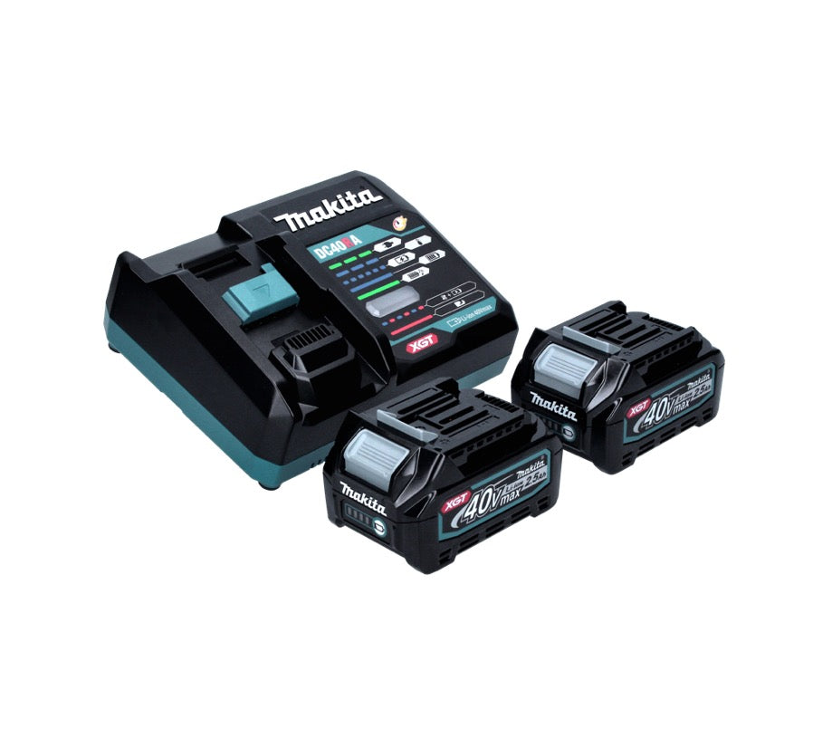 Makita TD 001 GD201 clé à chocs sans fil 40 V 220 Nm 1/4" XGT Brushless + 2x batterie 2,5 Ah + Makpac + chargeur