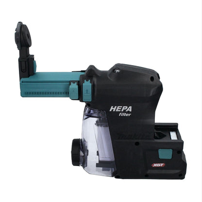 Makita HR 003 GM101 marteau combiné à batterie 40 V max. 2,8 J SDS plus brushless + 1x batterie 4,0 Ah + chargeur + aspiration DX12 + Makpac