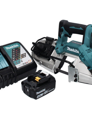 Makita DPB 183 RM1 scie à ruban sans balais 18 V 66 mm + 1 batterie 4,0 Ah + chargeur