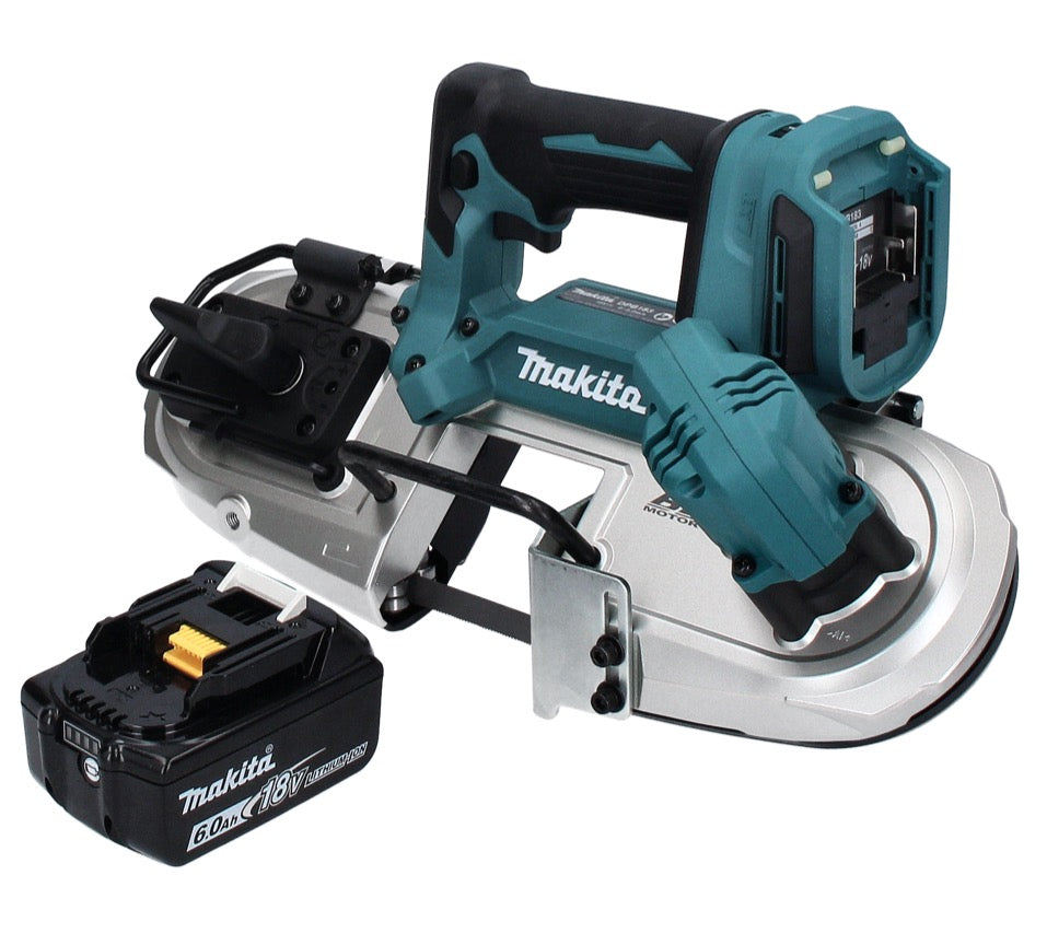 Makita DPB 183 G1 Akku Bandsäge 18 V 66 mm Brushless + 1x Akku 6,0 Ah - ohne Ladegerät