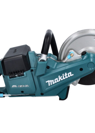 Makita DCE 090 M2X1 tronçonneuse à batterie 36 V (2x 18 V) 230 mm sans balais + 2x batterie 4,0 Ah - sans chargeur