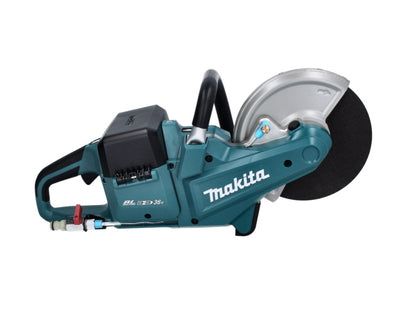 Makita DCE 090 RT2X1 Akku Trennschleifer 36 V ( 2x 18 V ) 230 mm Brushless + 2x Akku 5,0 Ah + Ladegerät