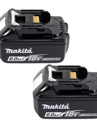 Makita DCE 090 G2X1 tronçonneuse à batterie 36 V (2x 18 V) 230 mm sans balais + 2x batterie 6,0 Ah - sans chargeur