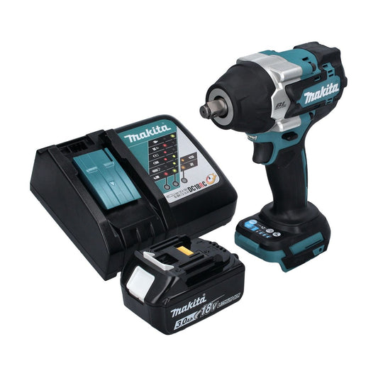 Makita DTW 700 RF1 clé à chocs sans fil 18 V 700 Nm 1/2" XPT Brushless + 1x batterie 3,0 Ah + chargeur