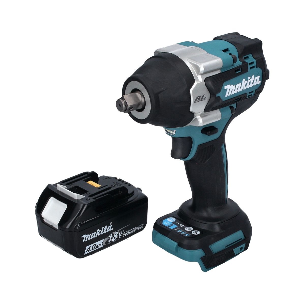 Makita DTW 700 M1 clé à chocs sans fil 18 V 700 Nm 1/2" XPT Brushless + 1x batterie 4,0 Ah - sans chargeur