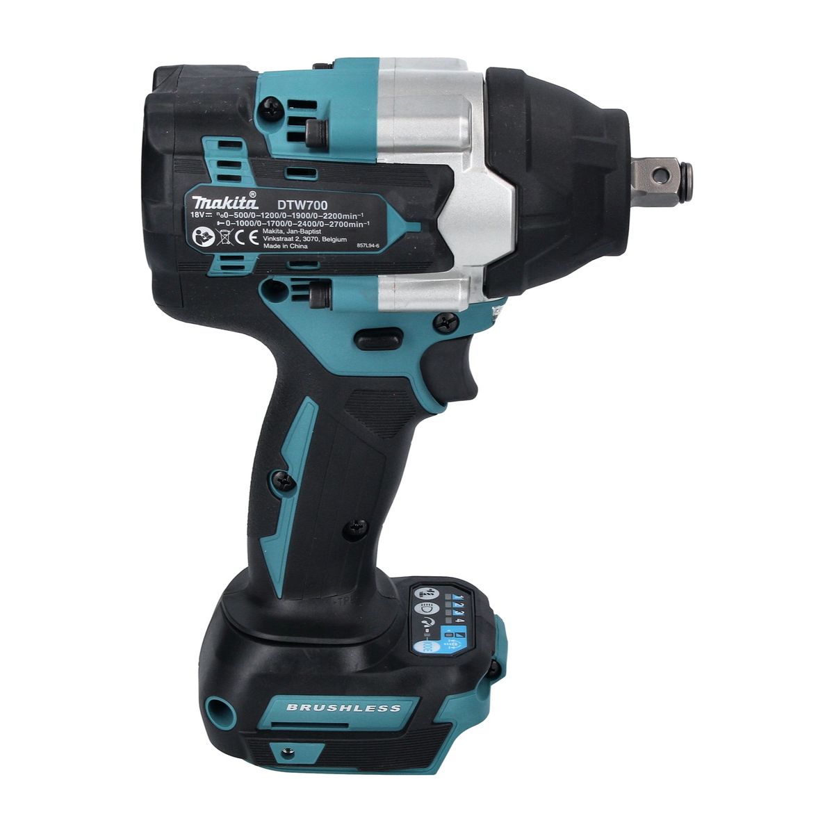 Makita DTW 700 G1 clé à chocs sans fil 18 V 700 Nm 1/2" XPT Brushless + 1x batterie 6,0 Ah - sans chargeur