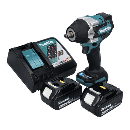 Makita DTW 700 RG Clé à chocs sans fil 18 V 700 Nm 1/2" XPT Brushless + 2x batteries 6,0 Ah + chargeur