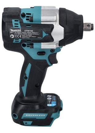 Makita DTW 700 RG Clé à chocs sans fil 18 V 700 Nm 1/2" XPT Brushless + 2x batteries 6,0 Ah + chargeur