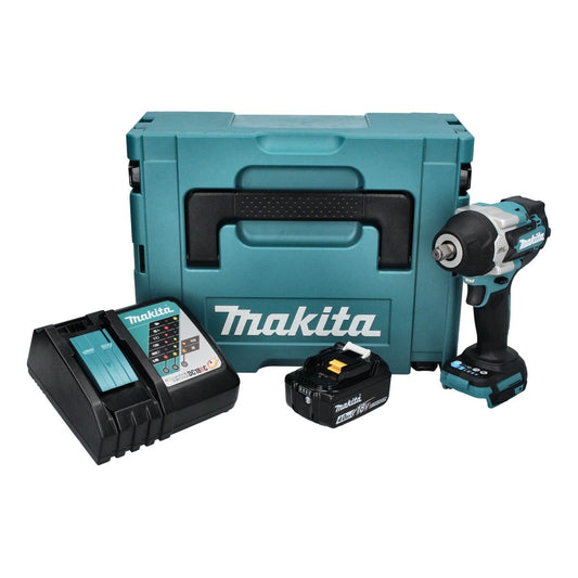 Makita DTW 700 RM1J Clé à chocs sans fil 18 V 700 Nm 1/2" XPT Brushless + 1x batterie 4,0 Ah + chargeur + Makpac